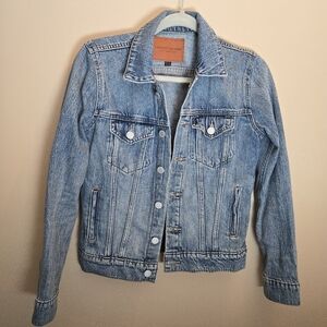 Lucky Brand Denim Jacket Women's X-Small Light Wash Cotton